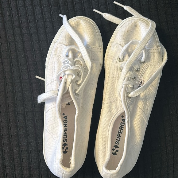 36.5 Superga platform white sneakers - Picture 1 of 1